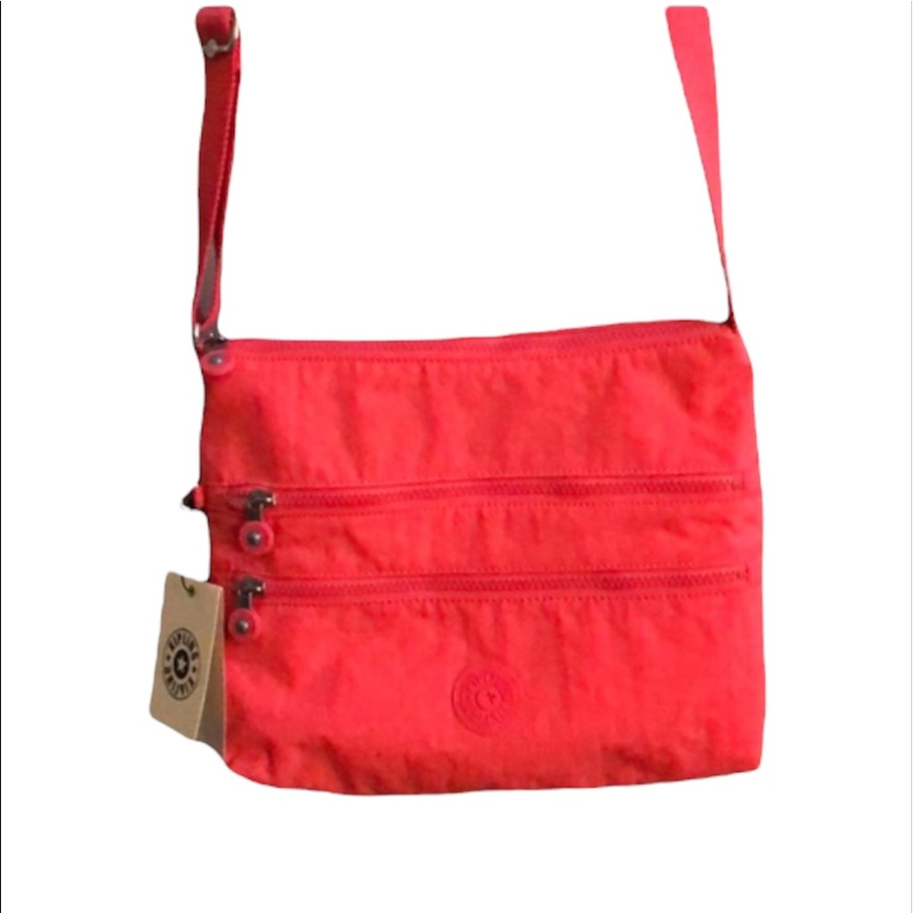 KIPLING ALVAR CROSSBODY BAG GRAPEFRUIT ORANGE NEW WITH TAGS
